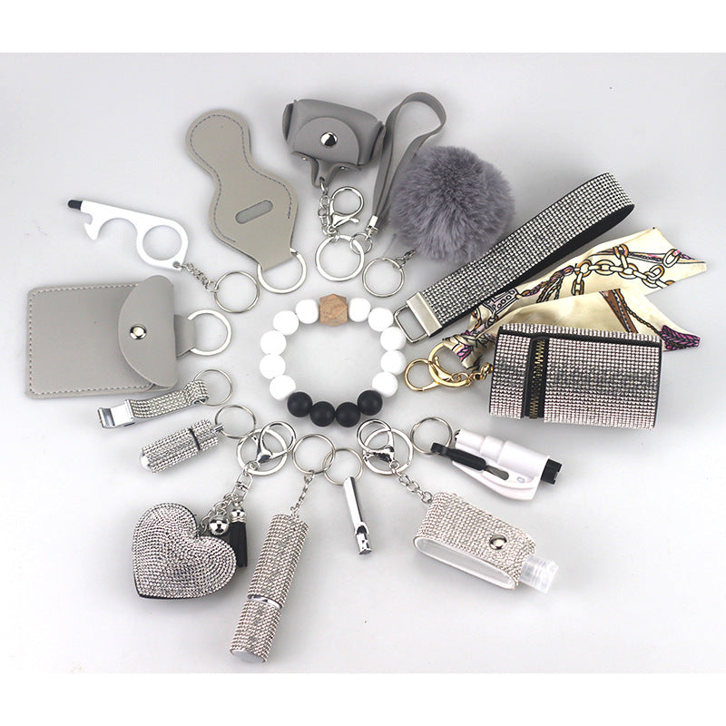 Sparkle Self-defense Alarm Keychain