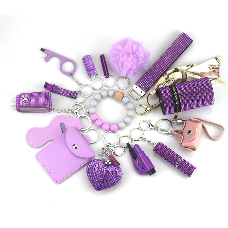 Sparkle Self-defense Alarm Keychain