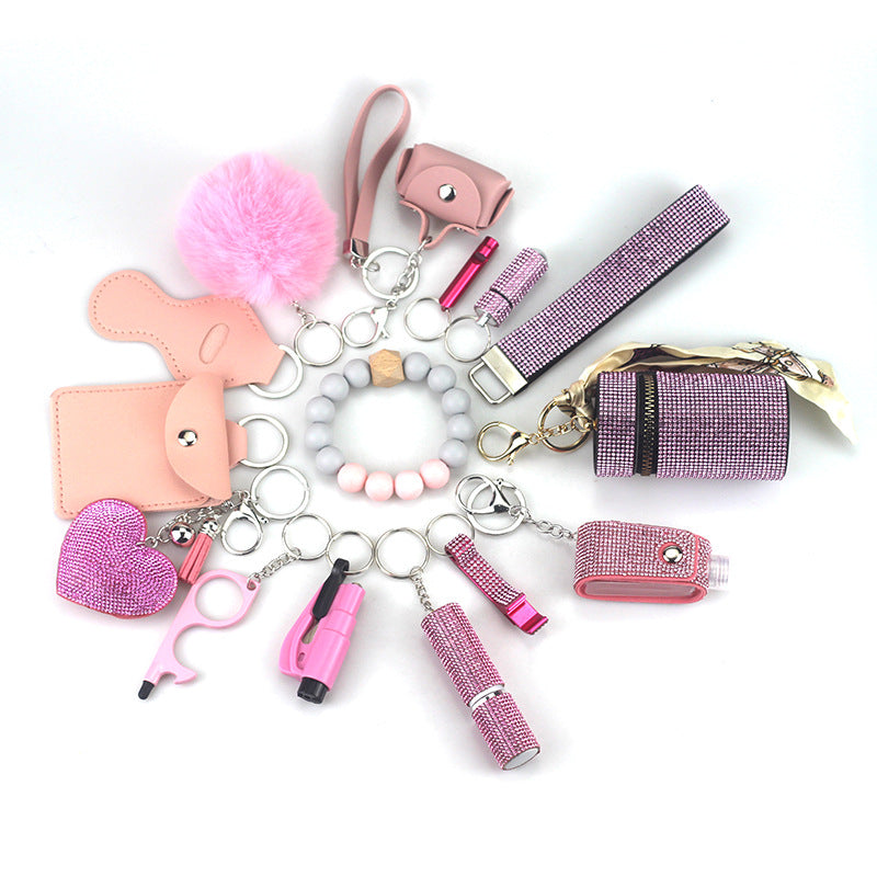Sparkle Self-defense Alarm Keychain