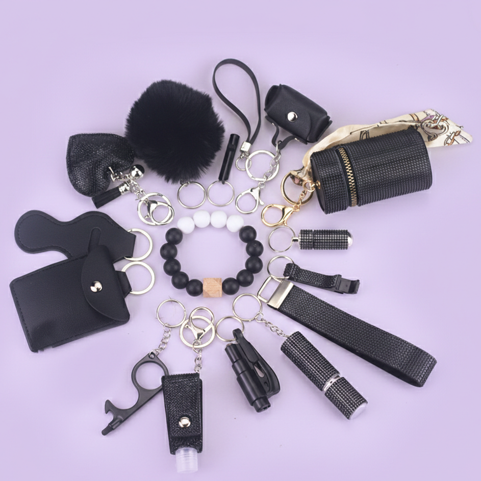 Sparkle Self-defense Alarm Keychain