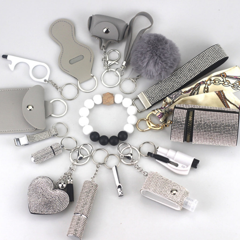 Sparkle Self-defense Alarm Keychain